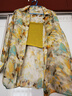 三吉黑花【綺羅】民族風(fēng)真絲襯衫外套薄款輕奢高級別致新中式上衣 沙染黃 M 曬單實(shí)拍圖