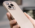 圖拉斯【鏡頭支架丨輕奢磨砂】D1支點殼適用蘋果16promax手機殼iphone16pro保護套輕薄散熱全包磁吸防摔 【鈦原色】輕薄散熱+不沾指紋+無線充電 iPhone 16 Pro 曬單實拍圖