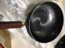 正宗章丘大肚鍋鐵鍋新款手工鍛打熟鐵鍋無涂層不粘鍋家用炒菜鍋 圓底鏡面大肚鍋【24厘米】 曬單實拍圖