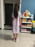 女童褲子夏裝2025新款兒童夏季薄款蝴蝶結(jié)闊腿褲女孩速干防蚊褲子 藍(lán)色 140 曬單實(shí)拍圖
