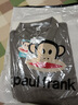 大嘴猴（paul frank）純色高端棉質polo衫男夏季薄款寬松五分半截短袖t恤商務上衣服裝 黑色+深灰色【兩件裝】 3XL 【建議165-185斤】 曬單實拍圖