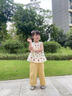 史努比女童連衣裙夏季2025新款洋氣兒童童裝碎花裙子女孩夏裝時(shí)髦公主裙 黃色 110 建議身高101-110cm 曬單實(shí)拍圖