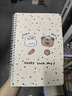 波點動物系列線圈本筆記本本子高顏值超厚大學(xué)生用課堂筆記考研厚白卡日記線圈本記錄a5辦公記事本 B5【可愛系列】1本裝 無規(guī)格 曬單實拍圖