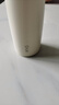 陶瓷內(nèi)膽保溫杯非涂層桌面茶水分離杯便捷車載水杯子男女士 象牙白 曬單實拍圖