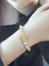 老廟黃金手鏈足金和田玉轉(zhuǎn)運珠手串金手鏈送女友老婆生日禮物結(jié)婚五金 和田玉足金手串約0.45g 禮盒 曬單實拍圖