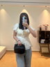 古士旗法國品牌包包女包2025新款植鞣皮女士手提斜挎包七夕情人節(jié)禮物 黑色【Black】 送老婆送女友送閨蜜送媽媽 曬單實拍圖
