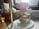 赟婭奶油風(fēng)兔子玄關(guān)擺件鑰匙收納置物架入戶(hù)鞋柜家居裝飾喬遷新居禮物 粉色捧花兔+鑰匙置物架 曬單實(shí)拍圖