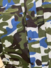 嬰佳福迷彩服套裝初高中大學生夏季海迷軍訓服全套男t恤短袖學校訓練服 灰迷【T恤+長褲】 175 （適合120-130斤） 曬單實拍圖