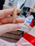 中國黃金（CHINA GOLD）小蠻腰黃金轉運珠女款足金路路通DIY配件生日禮物送女朋友 足金小蠻腰轉運珠【約0.35g】【紀念品】 曬單實(shí)拍圖