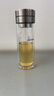 希諾雙層玻璃杯男茶水分離杯高檔泡茶杯子車載水杯XN-9339本色 340mL 曬單實(shí)拍圖