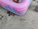 KOOCOOL充氣游泳池家用兒童寶寶洗澡盆可折疊加厚水池嬰兒小孩家庭戲水池 1.8米 | 活力粉【電泵禮包】 曬單實(shí)拍圖