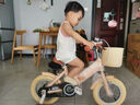 鳳凰（Phoenix）兒童自行車(chē)3-4-6-10歲寶寶腳踏車(chē)男孩女孩童車(chē)折疊單車(chē) 仰望櫻花粉+輻條輪-運動(dòng)款 12寸（建議身高90-110cm） 曬單實(shí)拍圖