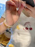 福萌黃金彩虹獨(dú)角獸吊墜女新款生肖馬黃金本命年禮物屬馬送寶寶 彩虹獨(dú)角獸吊墜(金重約2.17g) 曬單實(shí)拍圖