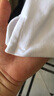 杉杉【100%棉】純棉短袖POLO衫男士夏季商務休閑長絨棉白小T恤男工裝 曬單實拍圖