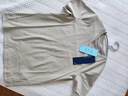十如仕短袖男女款t恤涼感高端100支紗吸濕速干透氣柔軟春夏通勤休閑 T20 卡其色 XS 曬單實(shí)拍圖