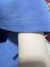 無印良品（MUJI）女式 易干彈力泡泡紗開領(lǐng)短袖衫女士襯衫襯衣女款女裝夏季上衣 煙熏藍(lán)色 M (160/84A) 曬單實(shí)拍圖