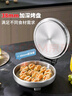 利仁（Liven）小鋼人不銹鋼電餅鐺家用0涂層38mm加深1800W雙面加熱電餅檔烙餅專用鍋無涂層電煎鍋早餐機LR-B3097 曬單實拍圖