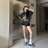 彪馬（PUMA）復古透氣外穿拖鞋男女款夏季室內防滑涼鞋LEADCAT 397654 銀河灰-黑色-01 39 曬單實(shí)拍圖
