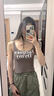 紅蜻蜓防走光冰絲速干工裝短褲女2025夏新款高腰a字半身裙美式包臀裙褲 軍綠色 L 建議106-120斤 曬單實(shí)拍圖