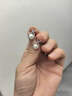 VENUS ADELINE交叉淡水珍珠耳環(huán)女銀針大顆耳釘微鑲耳飾女友老婆媽媽七夕禮物 紀(jì)念日實(shí)用520禮物禮盒包裝 曬單實(shí)拍圖