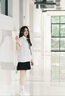 麓格立jk套裝附中學(xué)生制服白襯衫風(fēng)琴褶高中大學(xué)院風(fēng)畢業(yè)班服夏季拍照 女短袖+黑短裙+領(lǐng)繩 M 曬單實(shí)拍圖