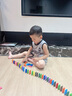 語(yǔ)森憶多米諾骨牌機(jī)關(guān)幼兒園6-12歲國(guó)家標(biāo)準(zhǔn)兒童益智積木制成人比賽專用 600片+加量機(jī)關(guān)+碼+袋+圖 曬單實(shí)拍圖