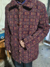 俞兆林（YUZHAOLIN）奶奶秋裝毛呢春秋外套60歲中老年女裝老太太加絨加厚呢子?jì)寢尪b FXN685619 紅色【不加絨上衣】 XL  建議85-105斤 曬單實(shí)拍圖