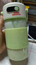 皆米（GUESMI）榨汁杯玻璃電動(dòng)榨汁機(jī)果汁機(jī)攪拌杯小型便攜家用多功能316刀頭 GM-Z2502 清新綠 700ml 曬單實(shí)拍圖