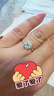 UAMCMM18K金鉆戒1克拉扭臂雪花求婚戒指鉑金鉆戒七夕禮物送女友老婆禮物 PT950鉑金1.0克拉DVVS鑒定證書 曬單實拍圖
