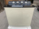 派克半自動(dòng)洗衣機大容量雙桶家用被子毛毯洗雙缸波輪老式雙電機商用賓館酒店大型民宿客棧醫院床單被罩 50KG香檳金高端+升級強力去污【耐用款】 曬單實(shí)拍圖