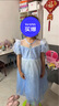 迪士尼艾莎女童公主裙連衣裙子女童夏裝夏季2025新款新品連衣裙童裝 曬單實(shí)拍圖