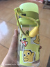 babycare兒童水杯夏季吸管杯學(xué)飲杯免擰戶外運(yùn)動直飲幼兒園上學(xué)水壺-青色 曬單實(shí)拍圖