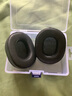 比博歐 適用鐵三角ATH-MSR7耳罩M50X M40X M50  MSR7b耳機(jī)海綿套小羊皮耳套DSR7BT MSR7NC MSR7SE耳機(jī)套 黑色【小羊皮耳套，一對(duì)】 曬單實(shí)拍圖
