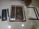 卡步特（CABTE）32-75英寸移動電視支架藝術(shù)推車移動電視柜柜類推車電視55/65/75通用推車卡布特黑色款/洞洞板收納 曬單實拍圖