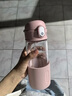 煦凜德國(guó)吸管杯孕婦水杯大容量PPSU帶吸管孕產(chǎn)直飲杯糖耐刻度水杯兒童 【帶重力球款】夢(mèng)幻紫 500ml 曬單實(shí)拍圖