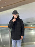 波司登（BOSIDENG）新款休閑羽絨服男款百搭通勤短款防風(fēng)保暖外套 黑色|8056 M 175/96A 體重約130-140斤 曬單實(shí)拍圖