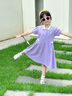 青蛙王子女童連衣裙夏季2025新款洋氣兒童夏裝短袖大童裙子 曬單實(shí)拍圖