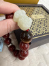 漫畔石天然原礦晶體朱砂手串男士和田玉貔貅虎眼石轉(zhuǎn)運(yùn)珠手鏈女十二生肖 白玉貔貅黃虎眼/12mm【羊/猴】 曬單實(shí)拍圖