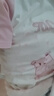 貓人（MiiOW）睡衣女士夏季精梳純棉家居服女短袖套頭小熊印花睡衣粉色M 曬單實拍圖