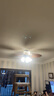 鉆石牌風扇燈吊扇燈餐廳客廳家用變頻loft別墅復古電扇吊燈一體中山燈具 52寸變頻雙控-五燈吸頂 曬單實拍圖