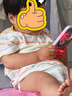 優(yōu)奇嬰兒短袖t恤夏季薄款夏天半袖兒童上衣女寶寶可愛男夏裝寶寶衣服 條紋小鴨【冰絲款】 100 曬單實拍圖
