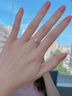 DR一克拉鉆戒鉑金PT950莫桑鉆石戒指求結(jié)婚戒送女友生日情人節(jié) 50分莫桑鉆鉑金戒指/D級(jí) 【閉口聯(lián)系客服備注尺碼】 曬單實(shí)拍圖