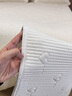 無印良品 HOME夏季床單純棉100%防滑加厚被單床單三件套床上用品床蓋四季通用 心歡-白 【A類全棉水洗棉】 245x250cm【床蓋-適1.8m床】 曬單實(shí)拍圖