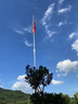 戶外不銹鋼旗桿9米12米6米幼兒園公司工地學(xué)校室外落地升降國(guó)旗桿 7米102+89+76mm直徑1.5厚 曬單實(shí)拍圖