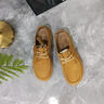 雅格獅丹（Aquascutum）男鞋夏季2025新款商務(wù)休閑皮鞋男士真皮工裝鞋 黃棕 【英國百年品牌】 40 -適合運動(dòng)鞋41碼 曬單實(shí)拍圖