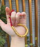 中國黃金（CHINA GOLD）黃金手鏈女款足金碎金子盤纏紅手繩七夕情人節(jié)生日禮物送女友老婆 盤纏手鏈 約5g+品牌禮盒 曬單實拍圖