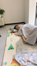 樂締XPE爬行墊嬰兒童寶寶雙面折疊爬爬墊加厚防滑地墊家用泡沫墊毯 曬單實拍圖