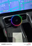 黑鯊無線車載充電器磁吸散熱制冷支架車充【手機散熱器TOP1】適用蘋果華為小米低溫快充超強吸力 黑色 曬單實拍圖