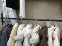 達宏落地衣架服裝店專用鐵藝黑色落地貨架衣服陳列架女裝店展示架 定制 曬單實拍圖
