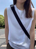 班尼路（Baleno）純棉無(wú)袖T恤女寬松吊帶背心女裝2025新款夏季寬肩帶遮副乳上衣服 曬單實(shí)拍圖